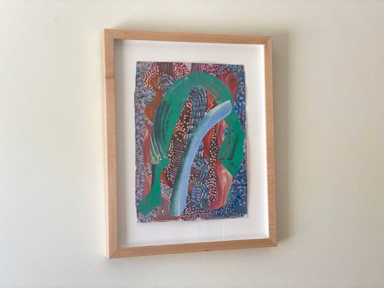 Original Abstract Expressionism Abstract Collage by Kera Morgan