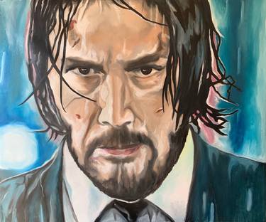 Original Figurative Celebrity Paintings by Colette Roost