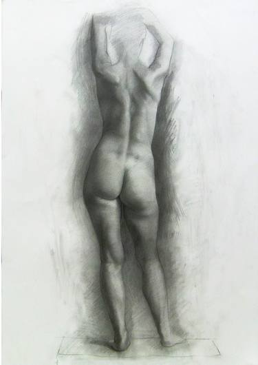 Original Nude Drawings by Kovács Tibor