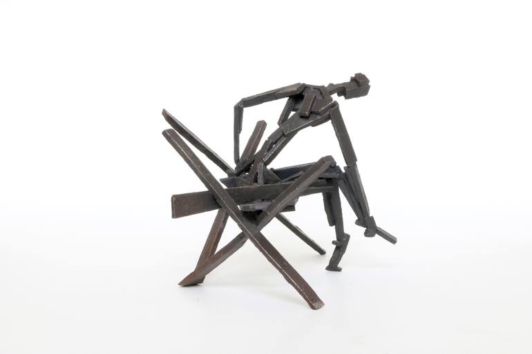 Original Cubism Abstract Sculpture by Kovács Tibor