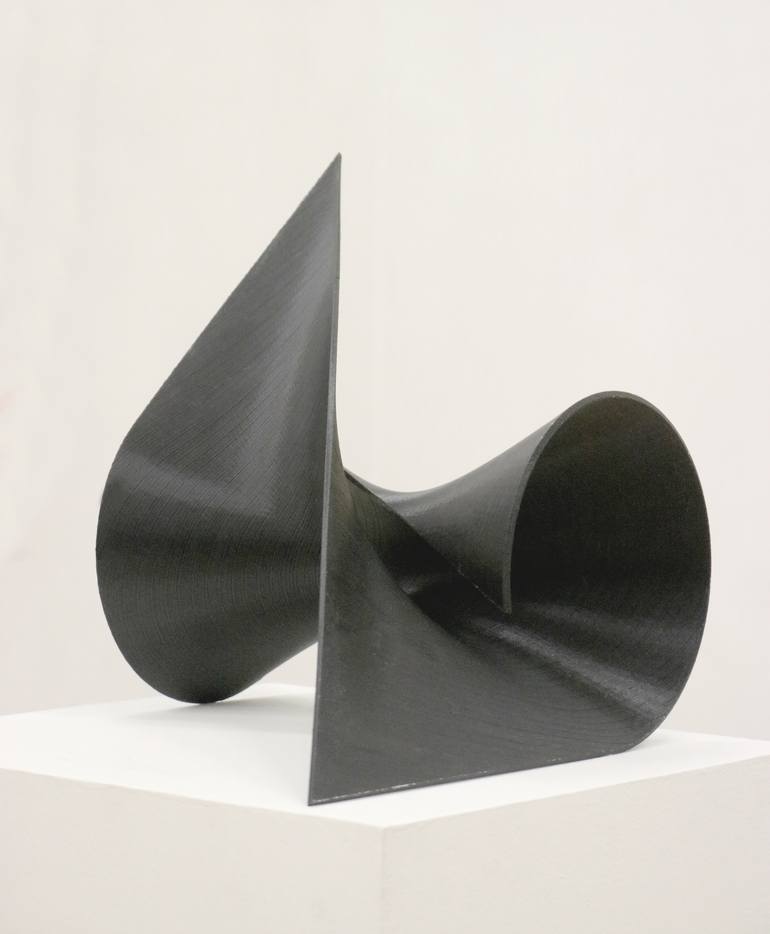 Original Conceptual Abstract Sculpture by Kovács Tibor