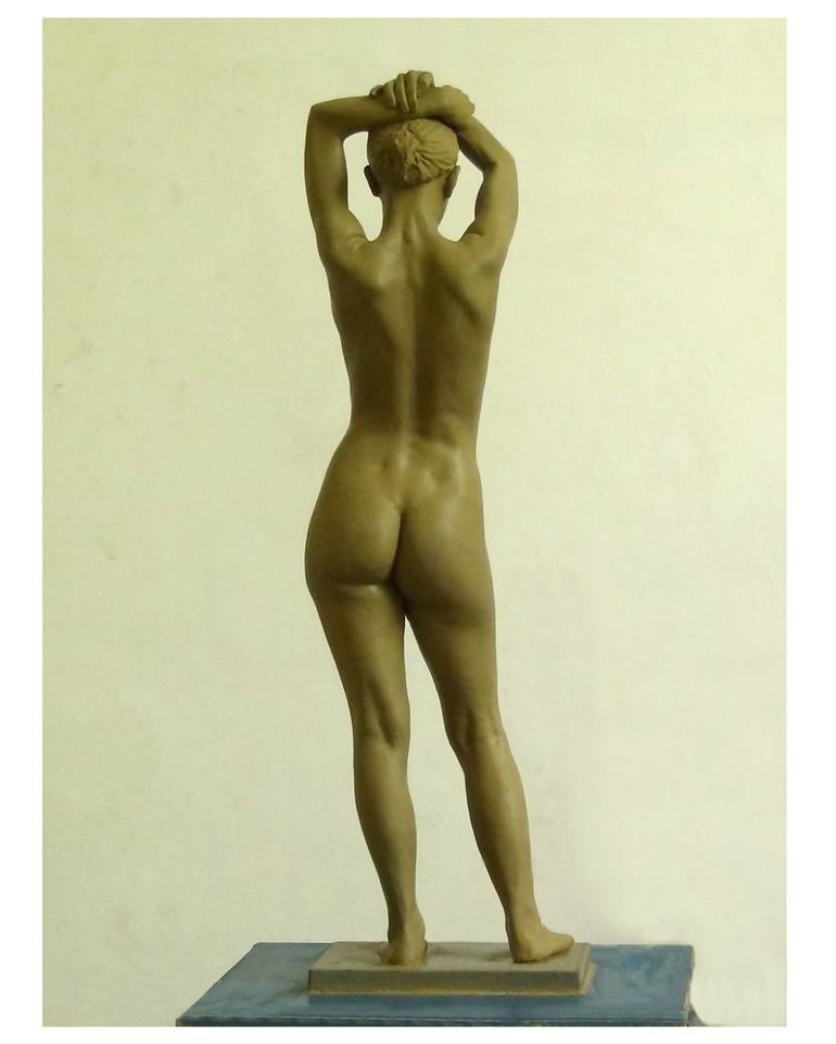 Original Figurative Nude Sculpture by Kovács Tibor