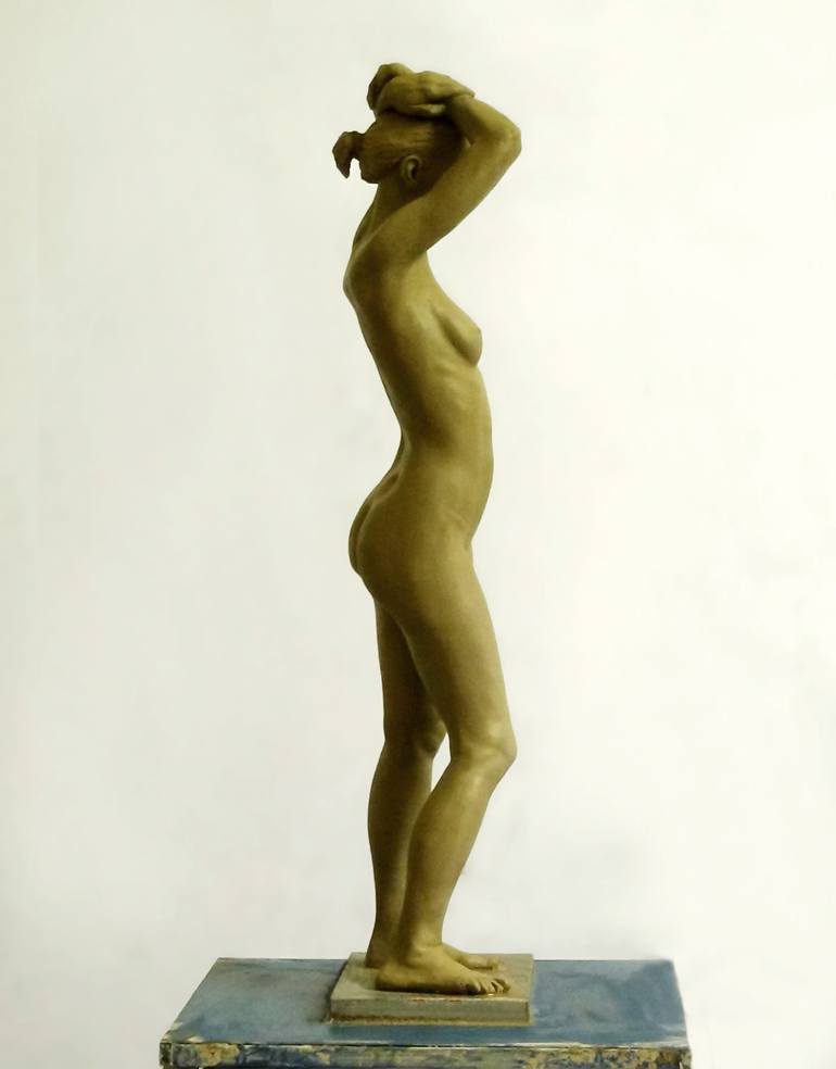 Original Figurative Nude Sculpture by Kovács Tibor