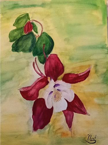 Original Floral Painting by Natalia Shabai