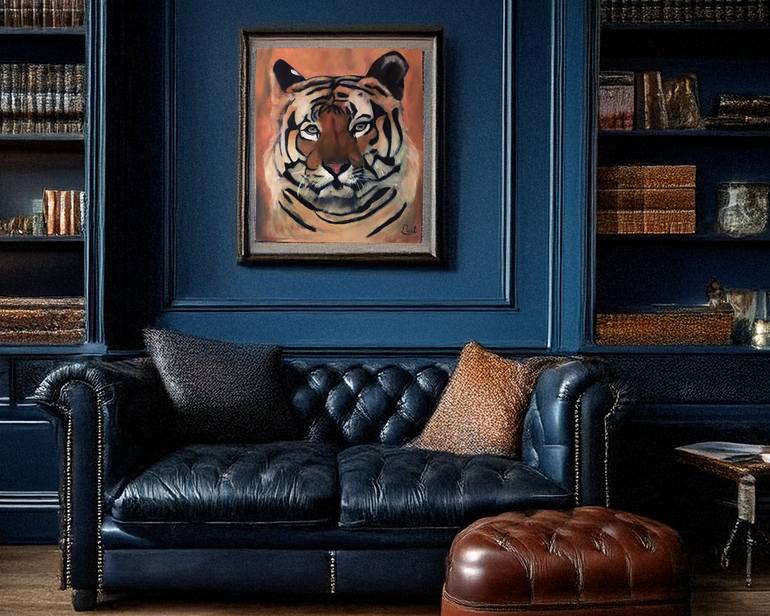 Original Realism Animal Painting by Natalia Shabai