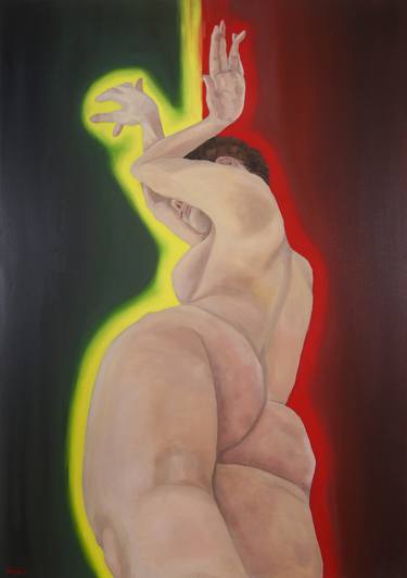 Print of Realism Nude Paintings by Daria Petrova