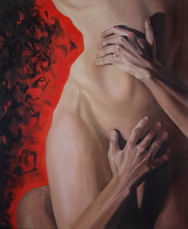 Print of Figurative Nude Paintings by Daria Petrova