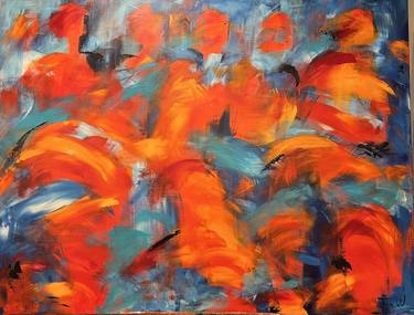 Original Abstract Paintings by Tine Weppler