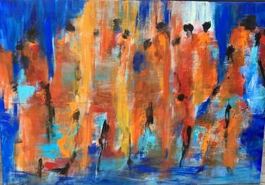 Print of Abstract Expressionism People Paintings by Tine Weppler