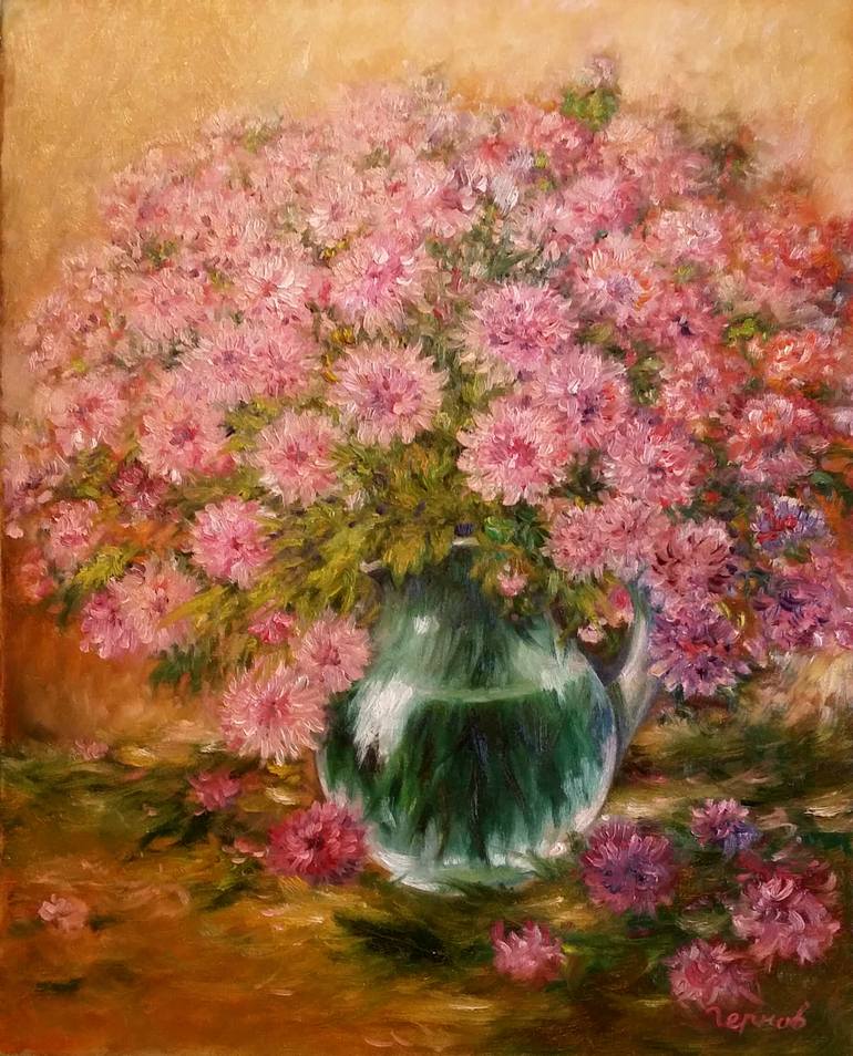 Print of Impressionism Still Life Painting by Yevhenii Chernov