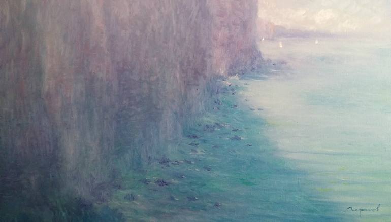 Original Fine Art Seascape Painting by Yevhenii Chernov