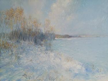 The artist in the winter plein air thumb