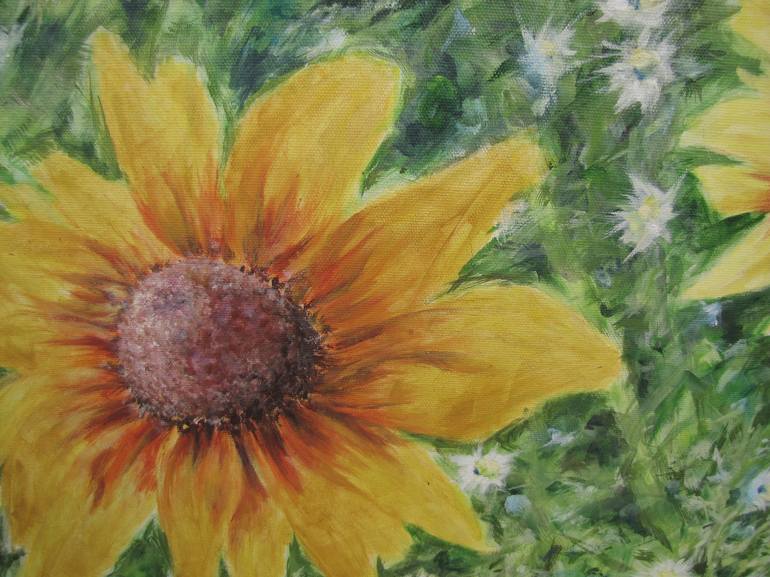 Original Floral Painting by Kazimiera Dymek