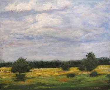 Original Impressionism Landscape Paintings by Kazimiera Dymek