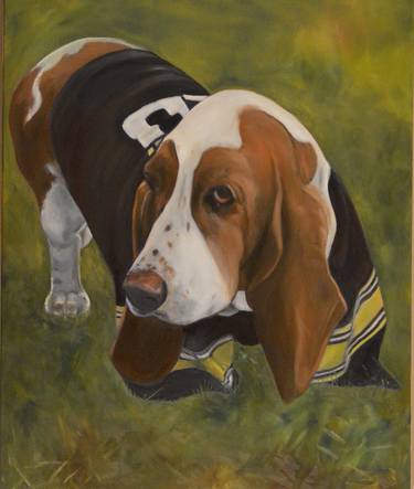 Print of Realism Dogs Paintings by Bettie Bowles