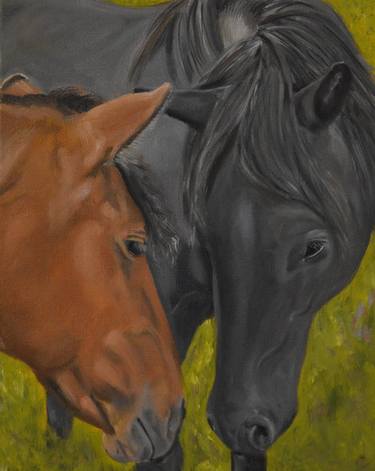 Original Realism Horse Paintings by Bettie Bowles
