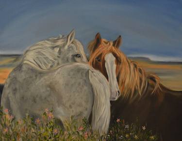 Original Realism Horse Paintings by Bettie Bowles