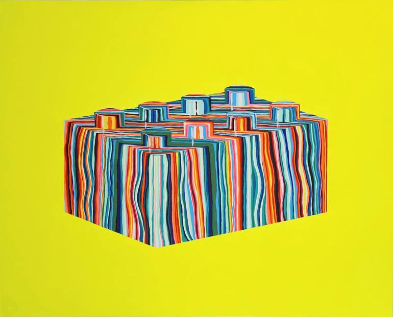Original Pop CultureCelebrity Painting by Johnny Coleman  Pop Art Art on Canvas  Improbable