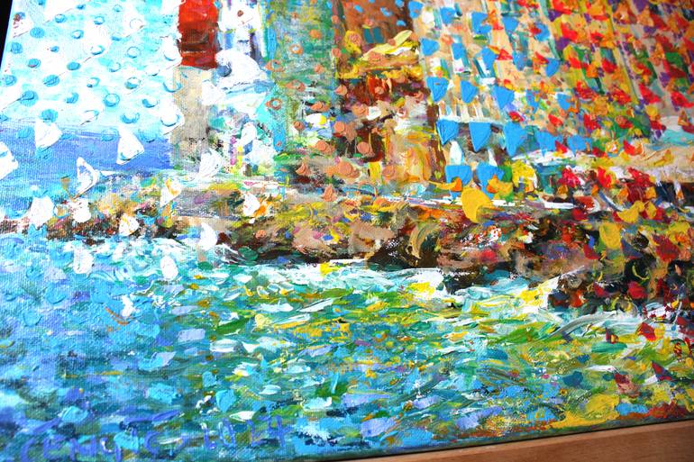 Original Figurative Seascape Painting by Vjeran Cengic