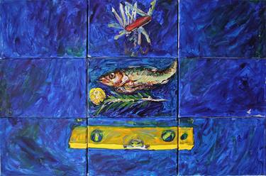 Print of Figurative Fish Paintings by Vjeran Čengić