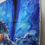 The painting is polyptych inspired by the beautiful and colorful sea creatures of Mediterranean and Adriatic sea.
Polyptych is a work of art, as a painting, composed of several panels, in this case canvases.
The idea opens the possibility for playing with the painted canvases rearranging them in the process of painting and recomposing after.
The painting consists of 12 canvases ( size of each canvas is 30 x 20 cm ) mounted on the board with hanging hardware for simple wall mounting.