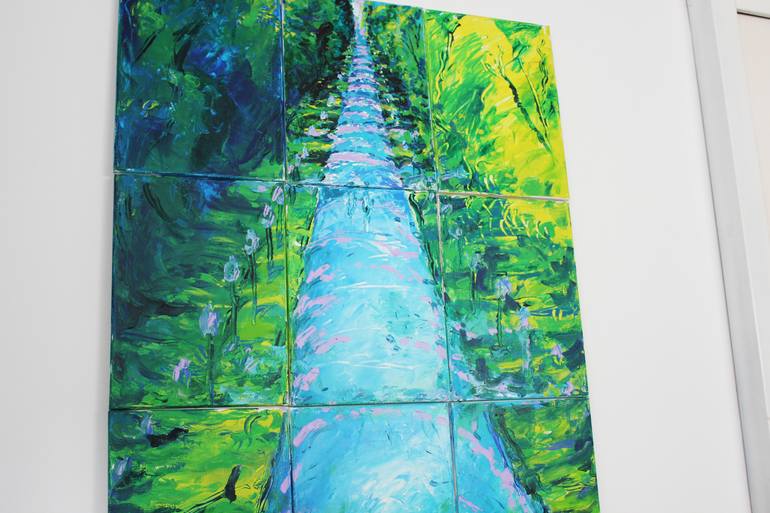 Original Expressionism Garden Painting by Vjeran Čengić