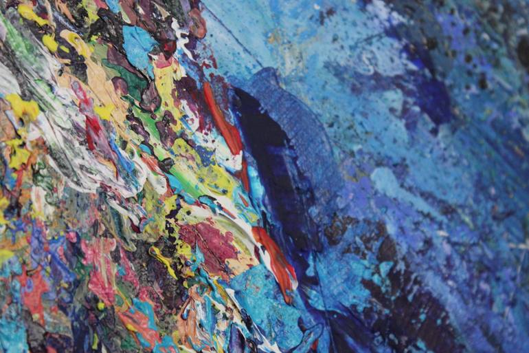 Original Abstract Expressionism Abstract Painting by Vjeran Cengic