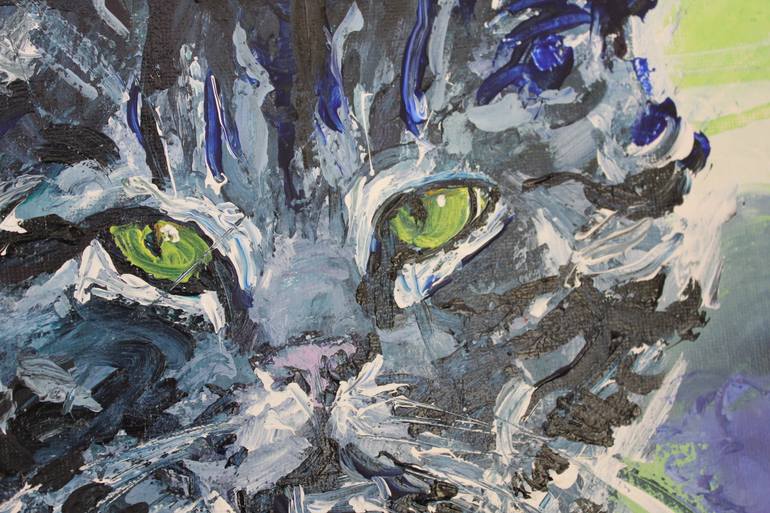 Original Expressionism Animal Painting by Vjeran Cengic