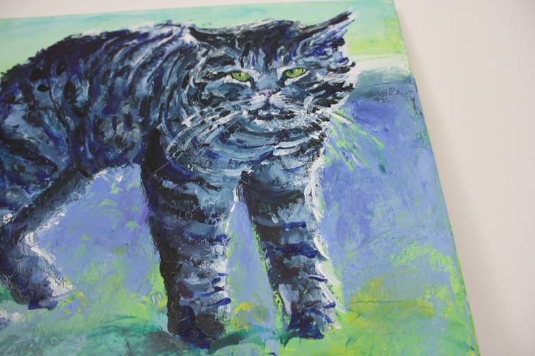 Original Expressionism Animal Painting by Vjeran Cengic