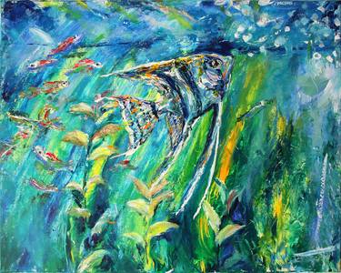 Print of Fish Paintings by Vjeran Čengić