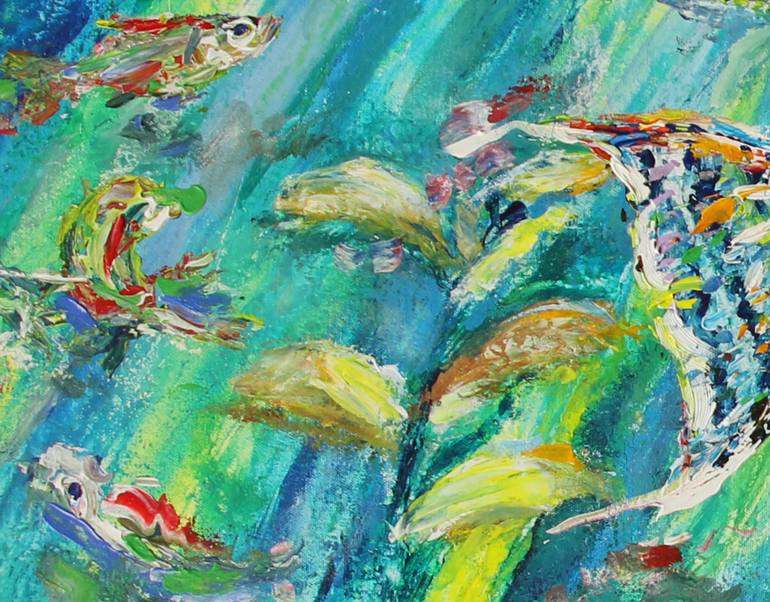 Original Expressionism Animal Painting by Vjeran Cengic