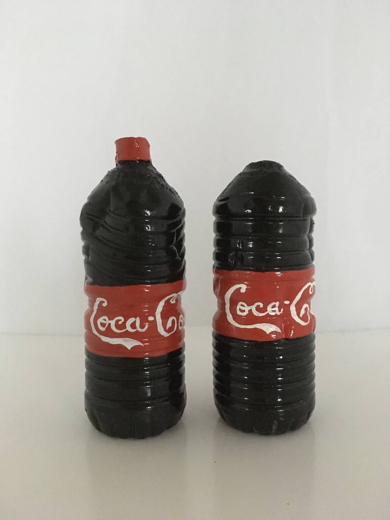 Concrete Mini Coke Sculpture by Gus McQueen Saatchi Art