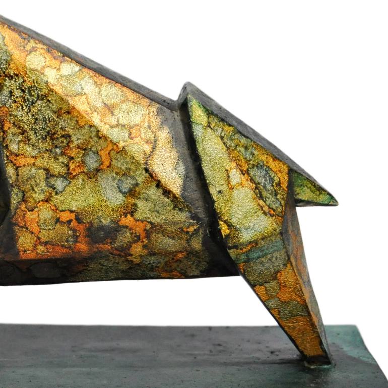 Original Cubism Animal Sculpture by Anna Inkova