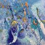 Under the Sea Painting by Aya Safieddine | Saatchi Art