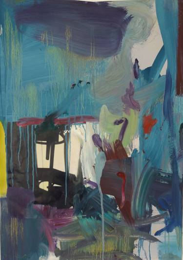 Original Abstract Expressionism Abstract Paintings by Vicky Goertz