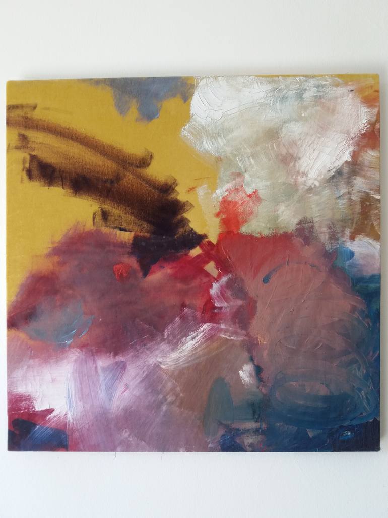 Original Abstract Expressionism Abstract Painting by Vicky Goertz