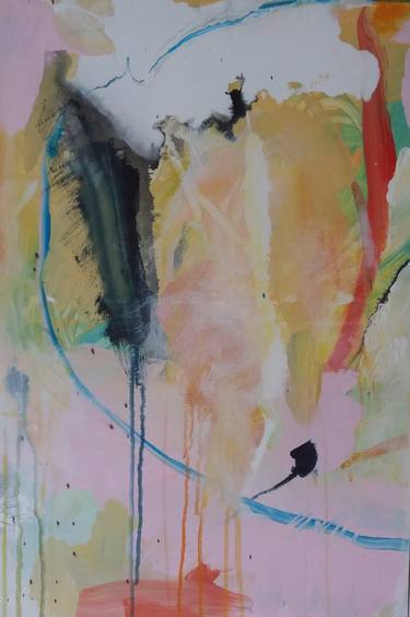 Original Abstract Expressionism Abstract Painting by Vicky Goertz