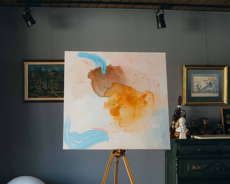 Original Contemporary Abstract Painting by White Abstracts