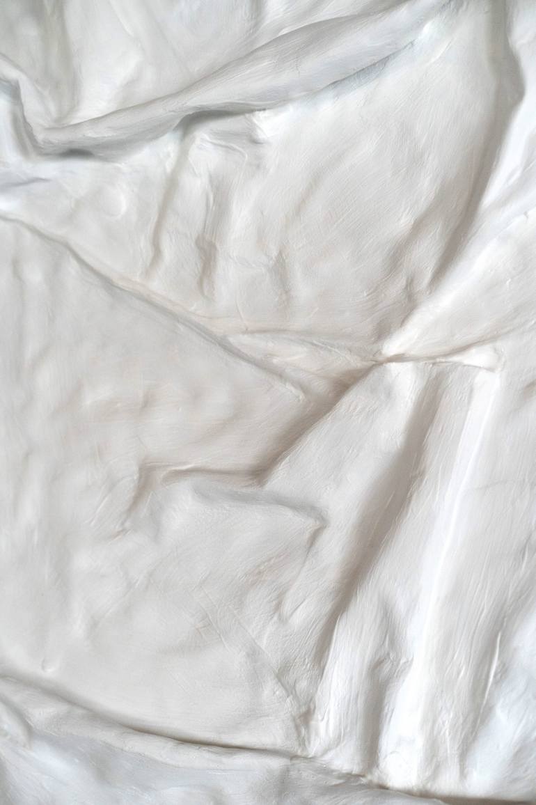 Original Abstract Expressionism Abstract Painting by White Abstracts