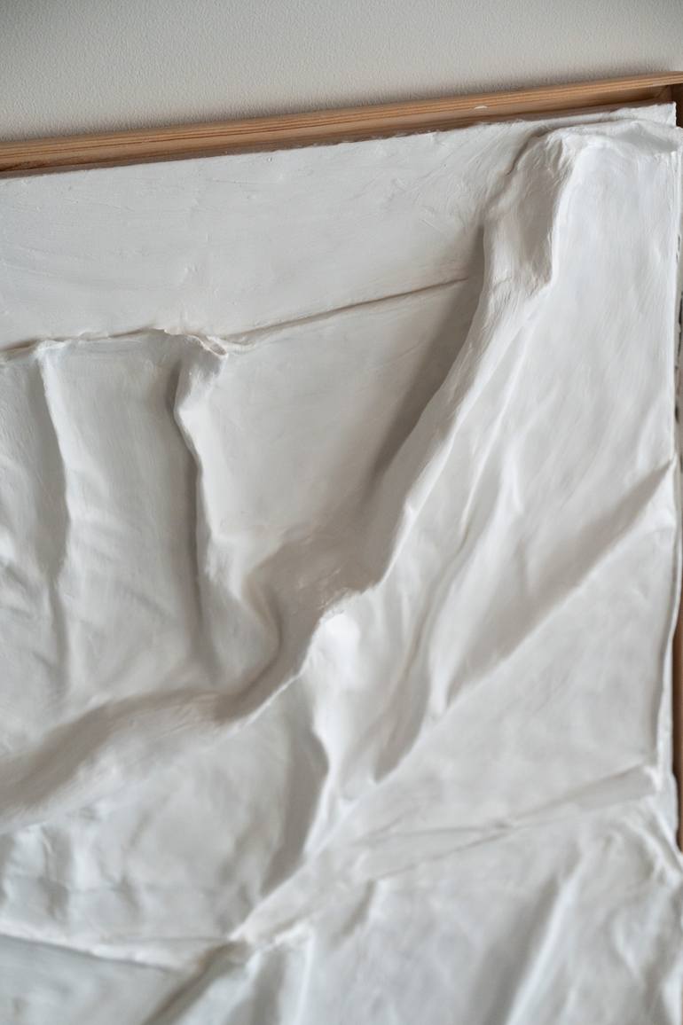 Original Abstract Expressionism Abstract Painting by White Abstracts