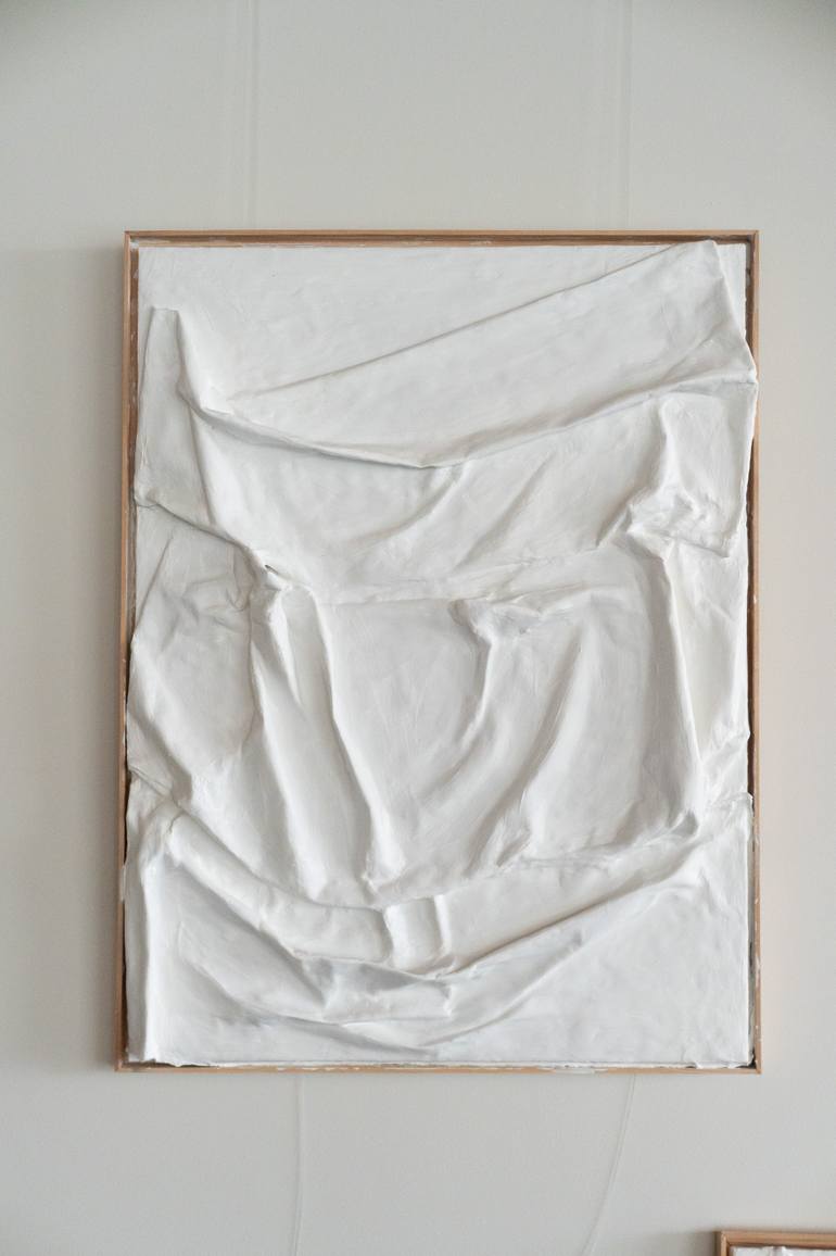 Original Symbolism Abstract Painting by White Abstracts