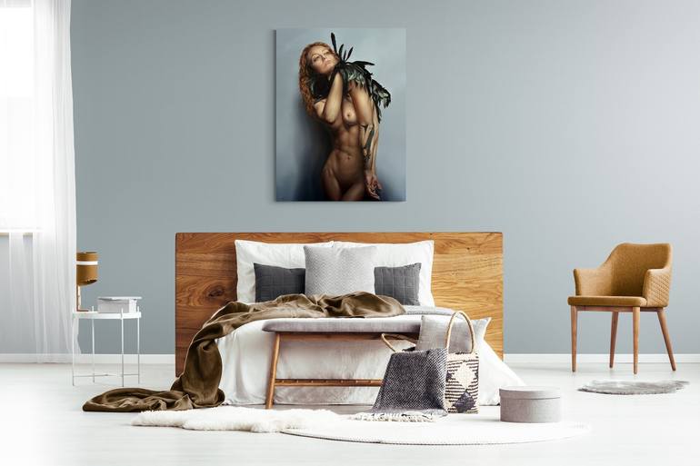 Original Figurative Nude Painting by Peter Duhaj