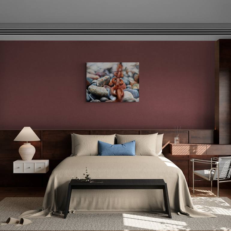 Original Photorealism Love Painting by Peter Duhaj