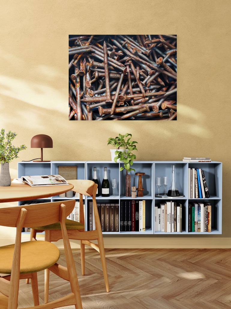 Original Modernism Still Life Painting by Peter Duhaj