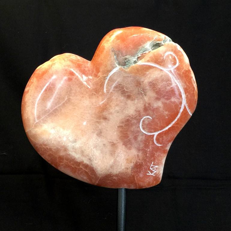 Original Art Deco Love Sculpture by Kat Warwick