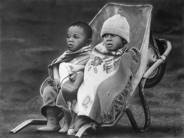 Print of Children Drawings by Isaac Sentso