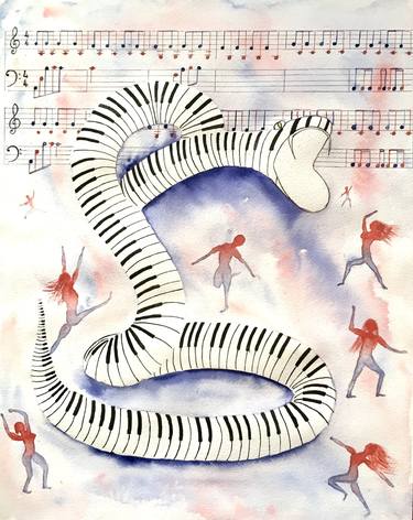 Original Pop Art Music Paintings by John Goldsworthy