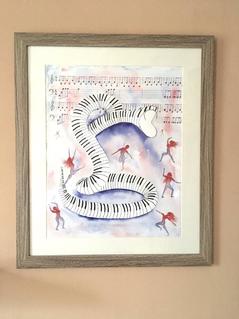 Original Pop Art Music Painting by John Goldsworthy