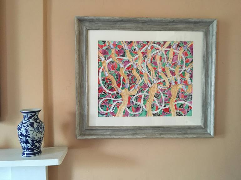 Original Abstract Music Painting by John Goldsworthy