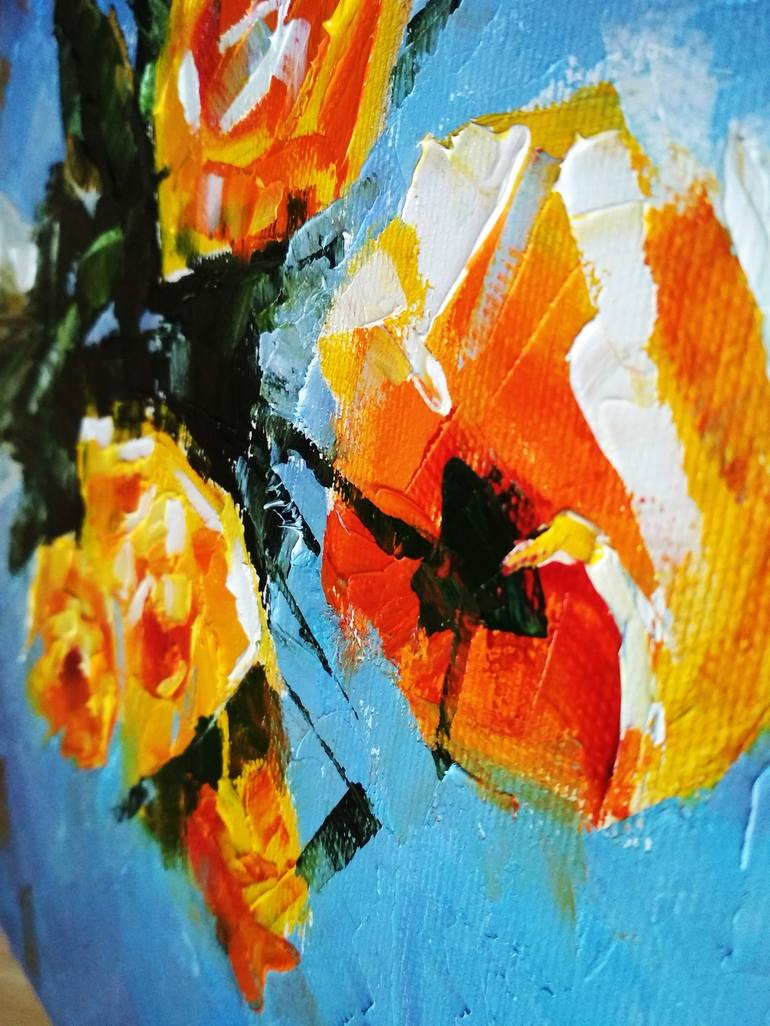 Original Figurative Floral Painting by Svetlana Muravyova